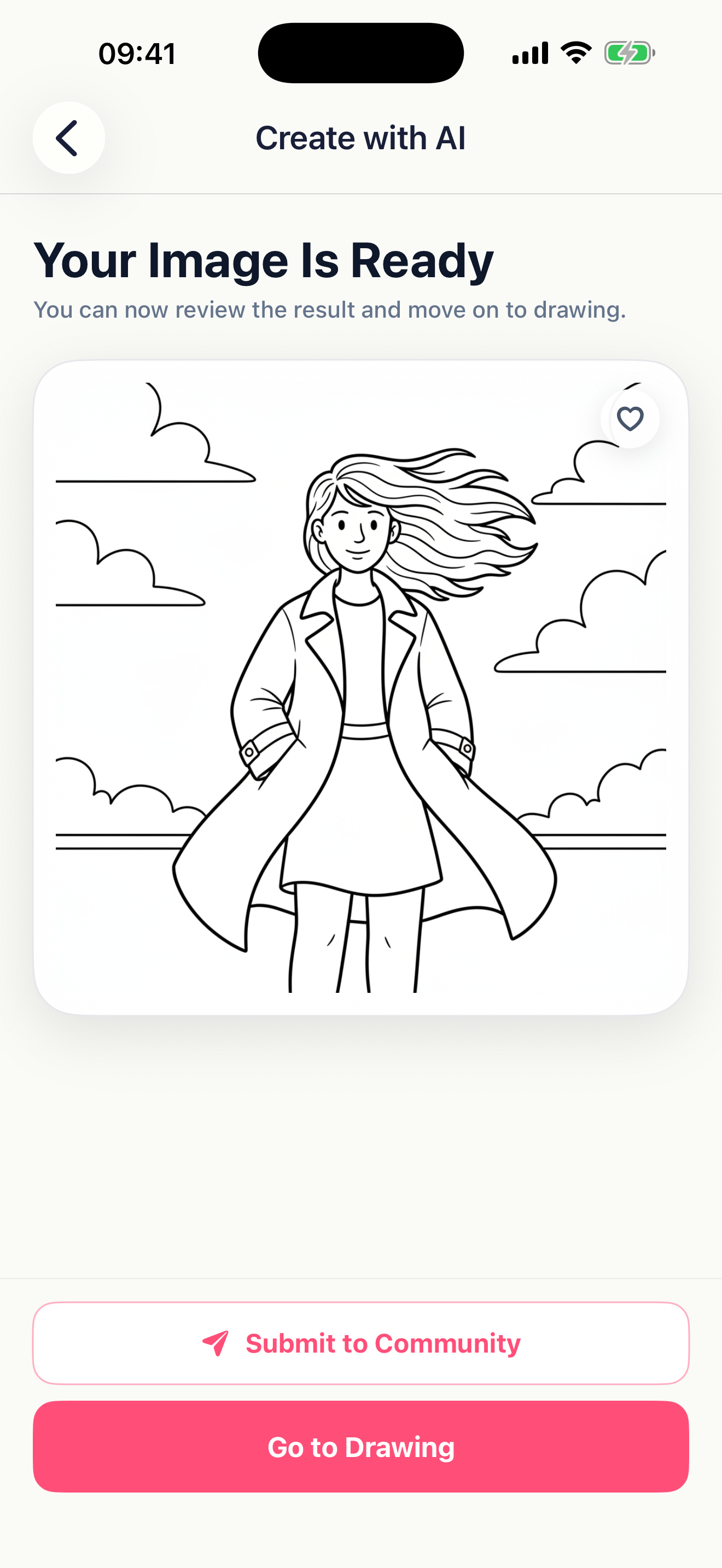 ARDraw AI generated result